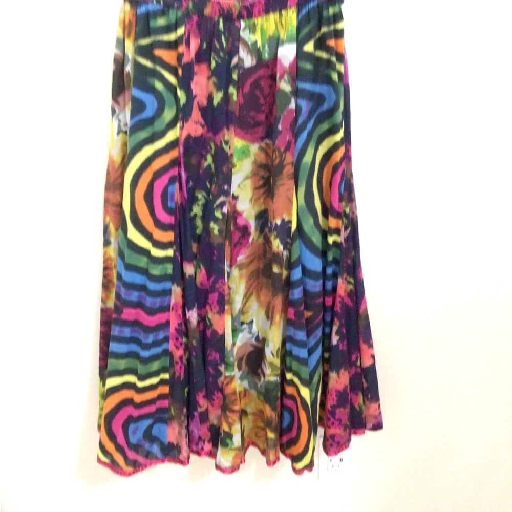 Colorful flare skirt made in India - Picture 2 of 5